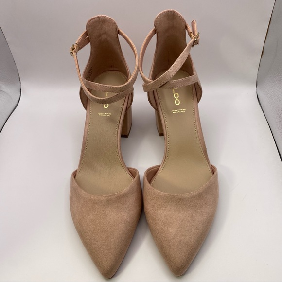 Aldo Brookshear Women's Block Heels Light Pink Size 8.5 - Picture 9 of 16